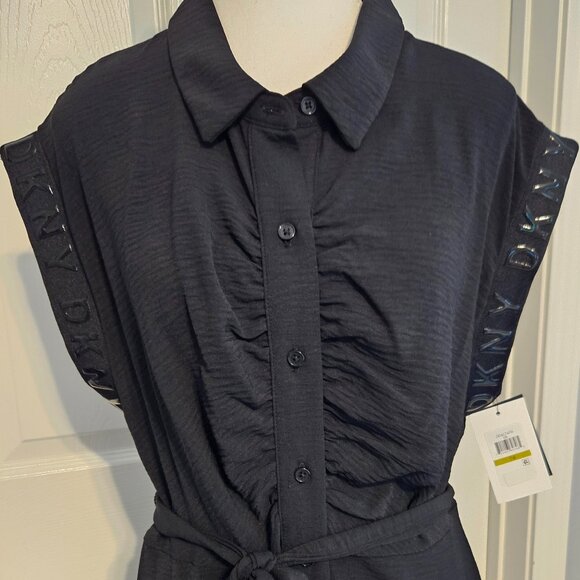 DKNY Black Dress Size 14 - Picture 4 of 10